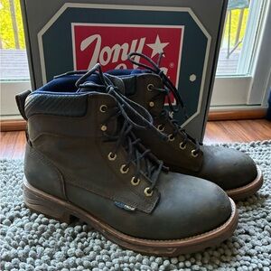 Tony Lama Brown Leather Work Boots